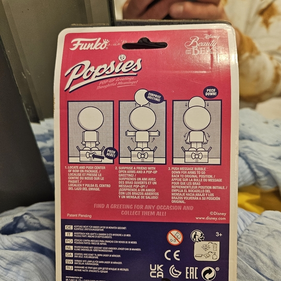 NIB!!! Valentines Beauty and the Beast Disney Popsies  Funko Collectible - Picture 3 of 3